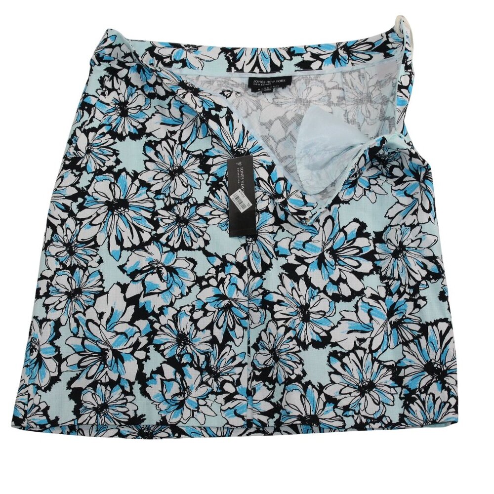 NWT Jones New York Collection Size 14 Multicolored Floral Stretch Skirt - Picture 5 of 11